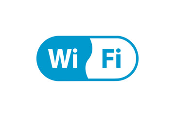 Wi Fi symbol signal connection. Vector wireless internet technology sign. Wifi network communication icon.