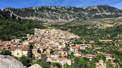 mountain village in the mountains