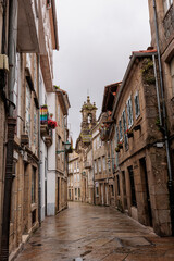 Fototapeta na wymiar beautiful photographs of the streets of galicia spain