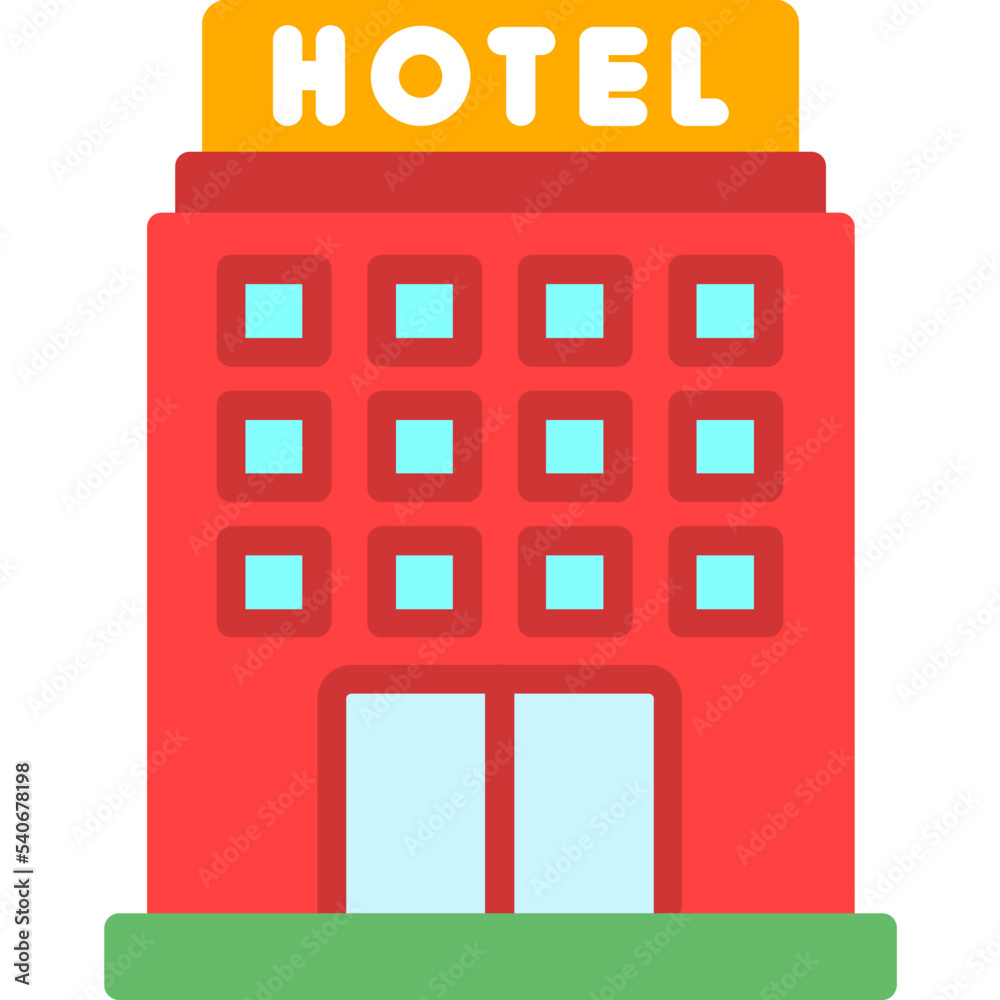 Wall mural Hotel Icon