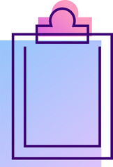 Icons calculator Line Gradient digital device application ui kit