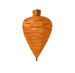 Trompo spinner, illustration, vector on a white background.