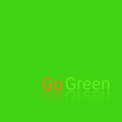 Go green concept