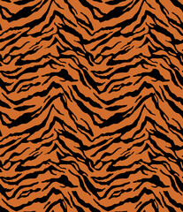 Seamless zebra pattern, animal print.