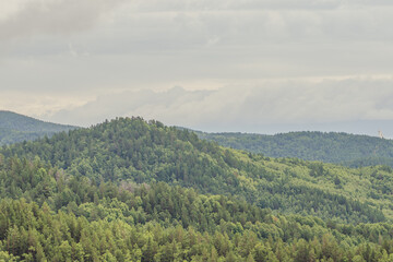 landscape with clouds