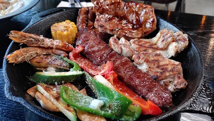 grilled pork ribs