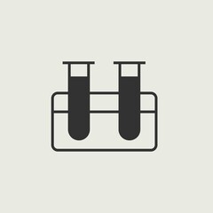 Test tubes icon