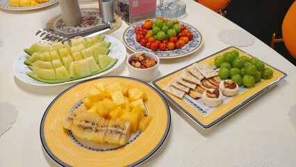 salad on a table