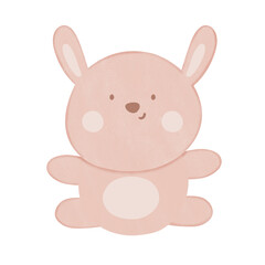 hand drawn cute hare,rabbit cartoon illustrations