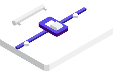 PNG Illustrations isometric design digital marketing. Object business bag