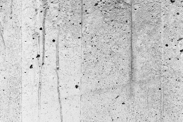 Grungy white concrete wall, close up, texture