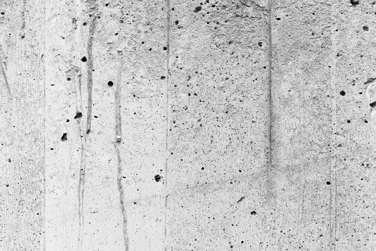 Grungy white concrete wall, close up, texture