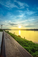 Fototapeta na wymiar Sunset at Chiang Khan, Loei Province, Thailand.