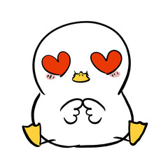 Duck in love