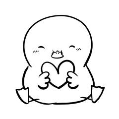 Duck in love