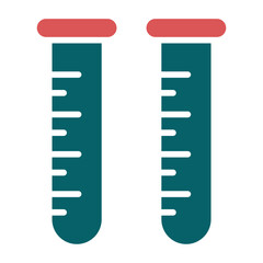 Test Tubes Icon Style