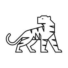 Tiger Logo. Icon design. Template elements