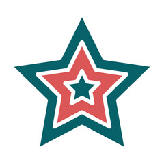 Obraz premium Star Icon Style