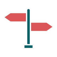 Sign Board Icon Style