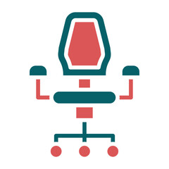 Office Chair Icon Style
