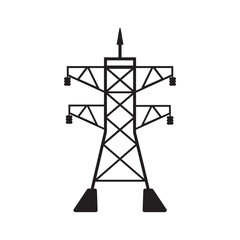 high voltage power line icon