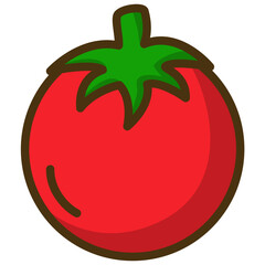 illustration of a tomato vegetable