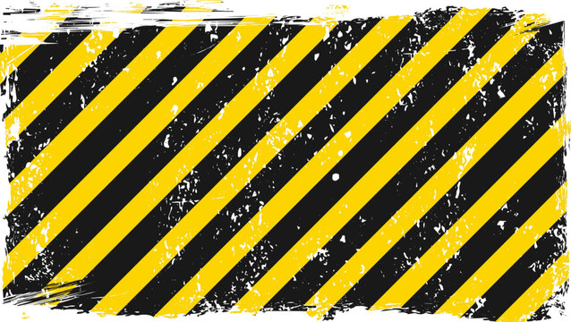 Grunge background in yellow and black color isolated.