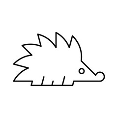 Hedgehog Logo. Icon design. Template elements