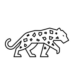 Leopard Logo. Icon design. Template elements