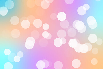 Rainbow Bokeh Background