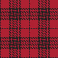 Red Minimal Plaid textured Seamless Pattern