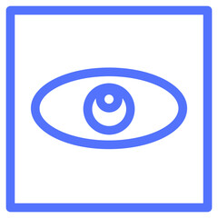 eye show sight view line icon