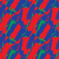 Abstract Brush Strokes Seamless Pattern Design