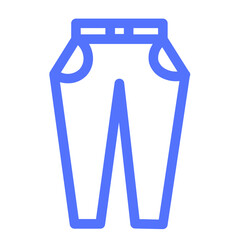 fashion jeans pants pockets line icon