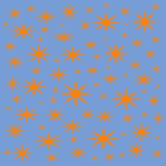 seamless pattern with stars