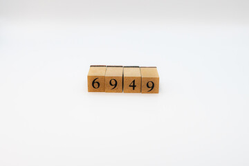 木ブロック　数字　Number　ナンバー　