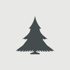 Tree vector icon illustration sign