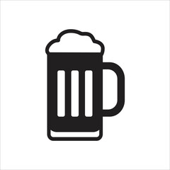 beer icon simple design art