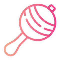 rattle gradient icon