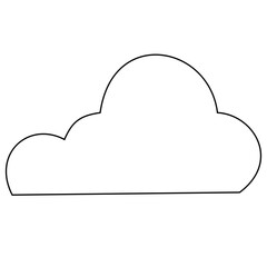 Fototapeta premium cloud icon