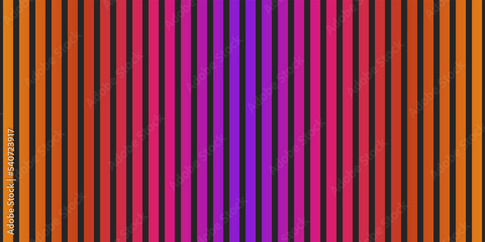 Poster Gradient simple pattern with black paolos. Vector seamless print pattern in iridescent gradient.