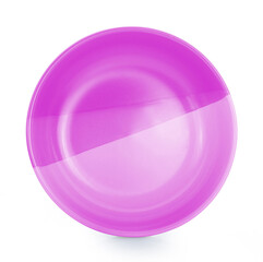 empty bowl isolated on white background.