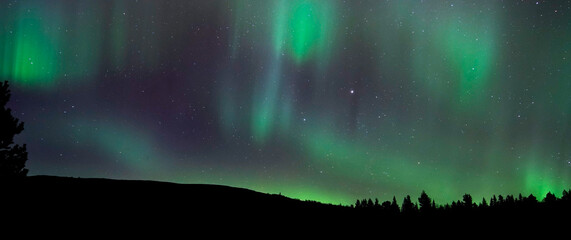 Northern lights aurora borealis night photography