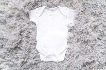White blank  baby bodysuits  mock up, newborn  bodysuit mockup