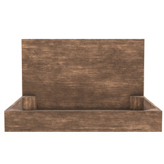 3d rendering illustration of a counter display unit