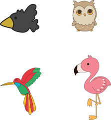 Many birds are very cute.