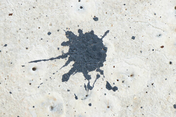 Splash of painting on concrete texture background