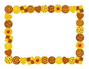 Illustration of cookies. For Valentine's Day and White Day designs.