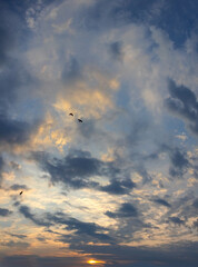 Image of a colorful sunset.