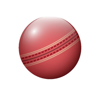 Cricket ball, sports accessory with stitches, equipment for playing game, championship